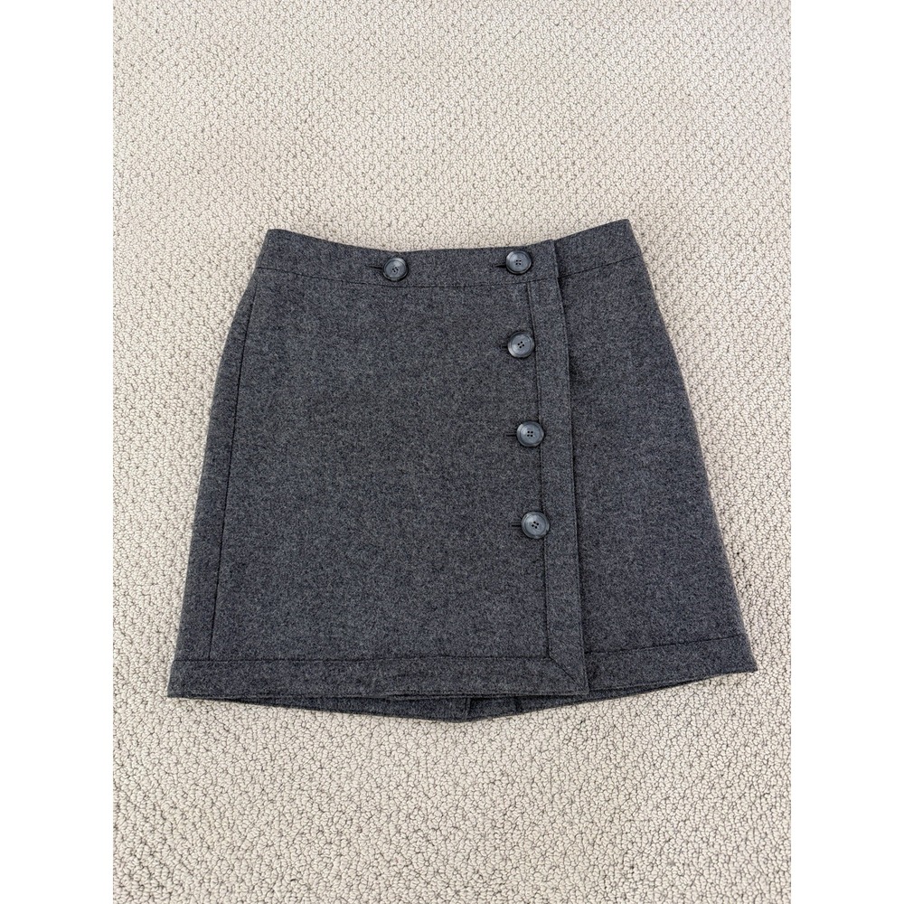 LOFT women wool blend skirt size 2P
